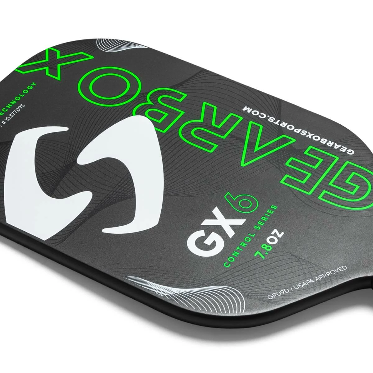 Gearbox GX6 Control Middleweight Carbon Fiber Pickleball Paddle 4 Gearbox GX6 Control Middleweight Carbon Fiber Pickleball Paddle - Image 2