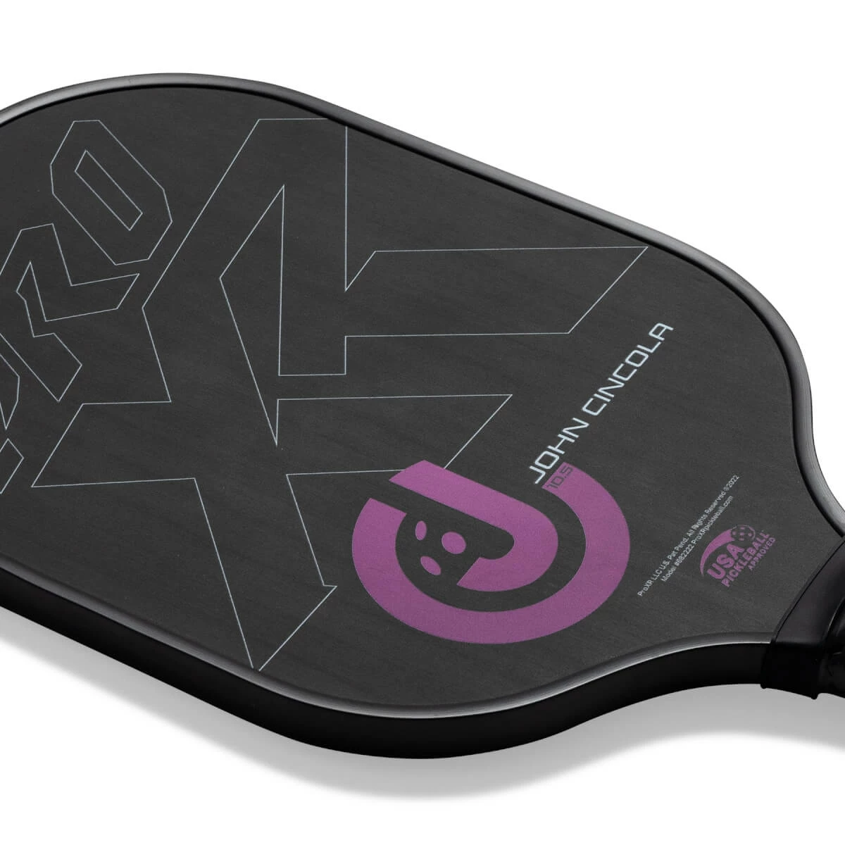 ProXR John Cincola Signature Middleweight Carbon Fiber Pickleball Paddle 4 ProXR John Cincola Signature Middleweight Carbon Fiber Pickleball Paddle - Image 2