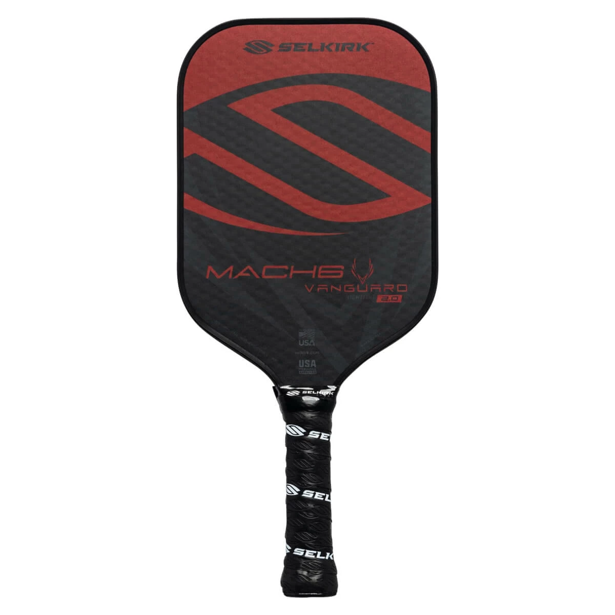 Selkirk VANGUARD 2.0 Mach6 Middleweight Carbon Fiber Pickleball Paddle 16 Selkirk VANGUARD 2.0 Mach6 Middleweight Carbon Fiber Pickleball Paddle - Image 14