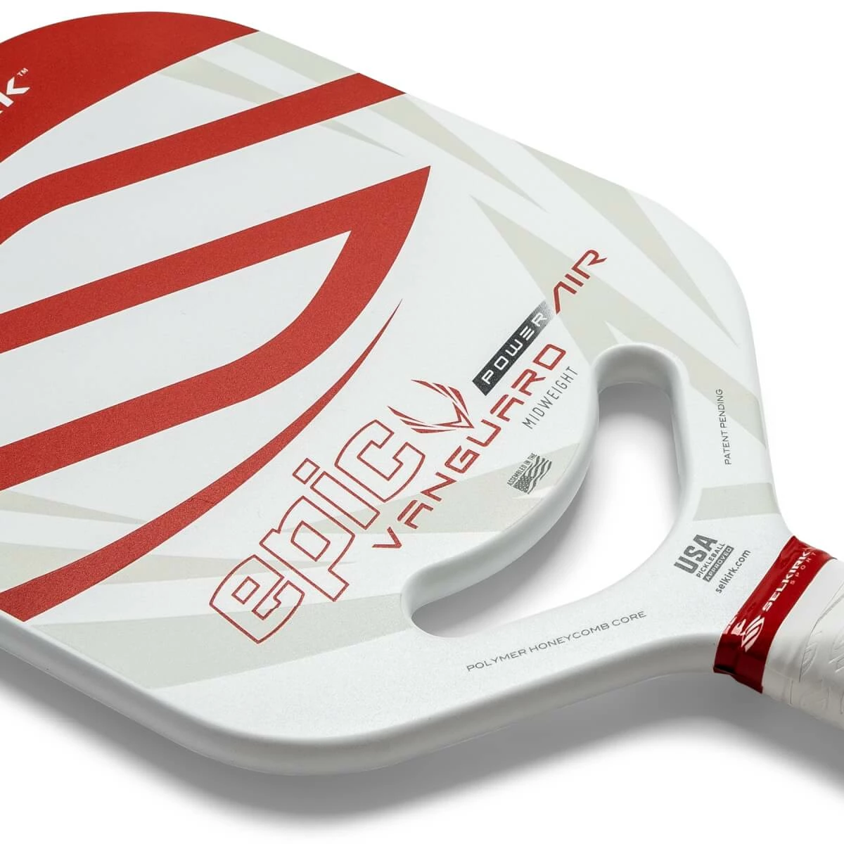 Selkirk VANGUARD Power Air Epic Middleweight Carbon Fiber Pickleball Paddle 10 Selkirk VANGUARD Power Air Epic Middleweight Carbon Fiber Pickleball Paddle - Image 8