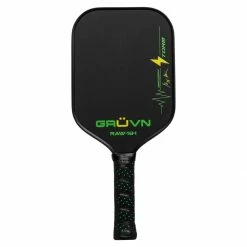 GRUVN RAW-16H Gregory Storm Middleweight Carbon Fiber Pickleball Paddle -Elongated Pickleball Paddles Sales ce16 09 22 gruvn raw 16h gregory storm middleweight carbon fiber pickleball paddle 35813 2 l
