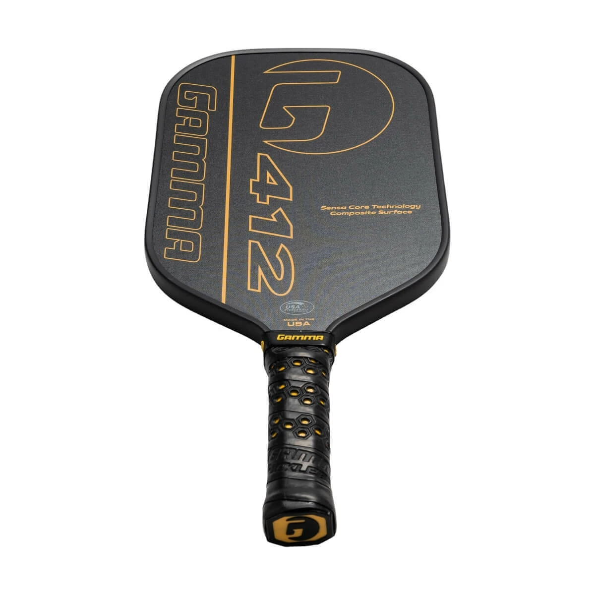 GAMMA 412 BLEMISHED Heavyweight Composite Pickleball Paddle 6 GAMMA 412 BLEMISHED Heavyweight Composite Pickleball Paddle - Image 4