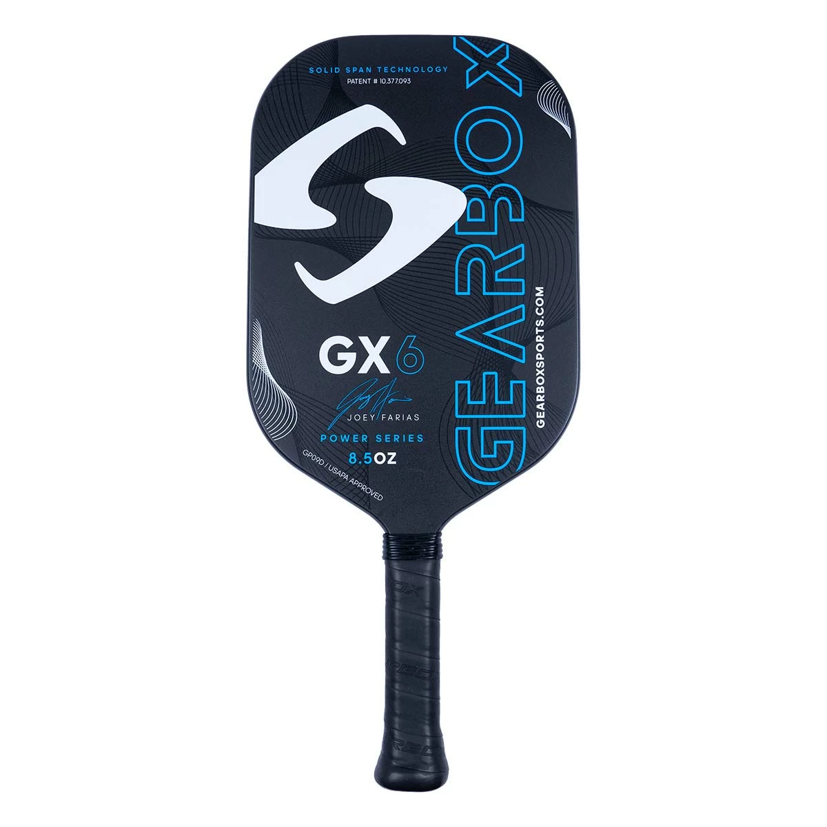 Gearbox GX6 Power Heavyweight Carbon Fiber Pickleball Paddle 5 Gearbox GX6 Power Heavyweight Carbon Fiber Pickleball Paddle - Image 3
