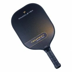 Paddletek Tempest Wave Pro Middleweight Carbon Fiber Pickleball Paddle -Elongated Pickleball Paddles Sales paddletek tempest wave pro middleweight graphite pickleball paddle 34060 32 l